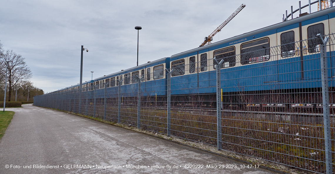 29.03.2023 - Baustelle REVO und Umgebung in Neuperlach
